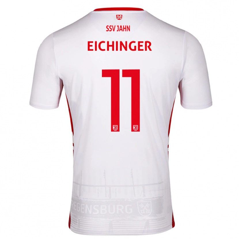 Danxen Kinder Noel Eichinger #11 Weiß Rot Heimtrikot Trikot 2025/26 T-Shirt Österreich