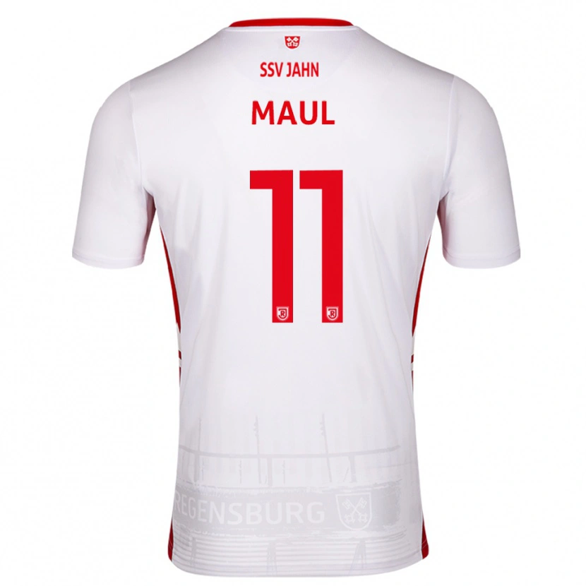 Danxen Kinder Marco Maul #11 Weiß Rot Heimtrikot Trikot 2025/26 T-Shirt Österreich