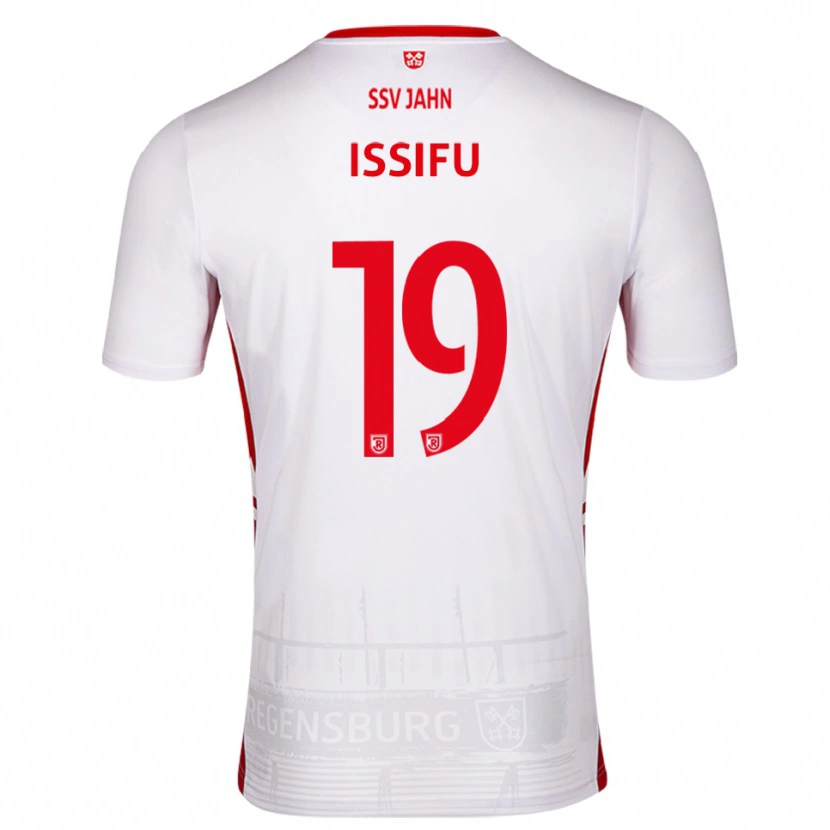 Danxen Kinder Hakim Issifu #19 Weiß Rot Heimtrikot Trikot 2025/26 T-Shirt Österreich