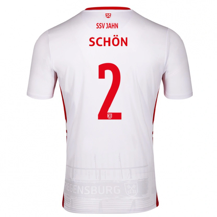 Danxen Kinder Lenny Schön #2 Weiß Rot Heimtrikot Trikot 2025/26 T-Shirt Österreich