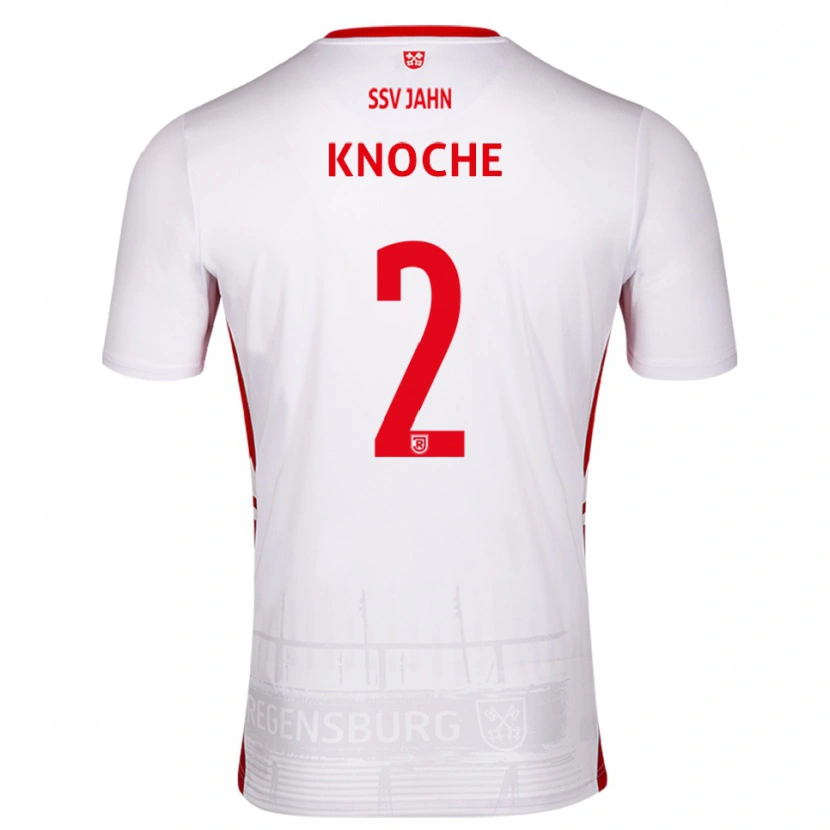 Danxen Kinder Titus Knoche #2 Weiß Rot Heimtrikot Trikot 2025/26 T-Shirt Österreich