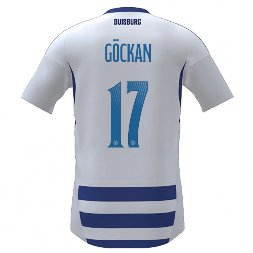 Danxen Kinder Mert Göckan #17 Weiß Blau Heimtrikot Trikot 2025/26 T-Shirt Österreich