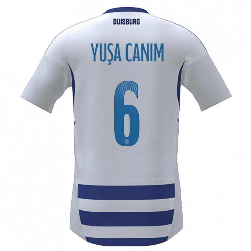 Danxen Kinder Salih Yuşa Canım #6 Weiß Blau Heimtrikot Trikot 2025/26 T-Shirt Österreich