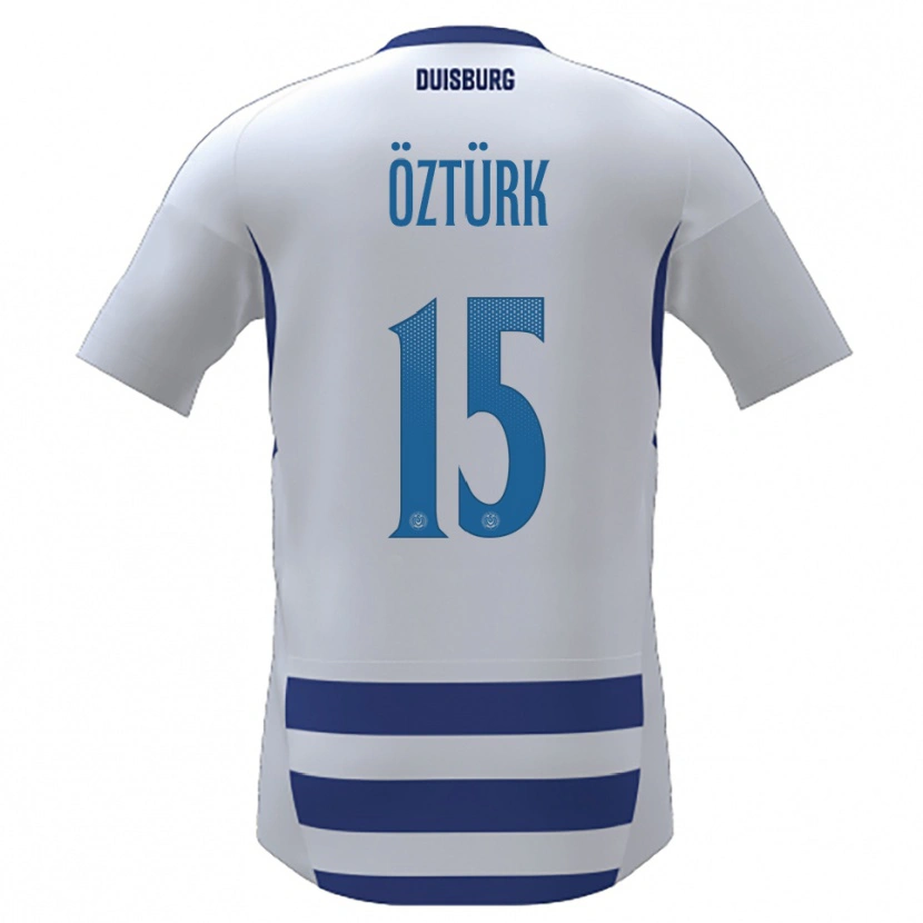 Danxen Kinder Melisa Öztürk #15 Weiß Blau Heimtrikot Trikot 2025/26 T-Shirt Österreich