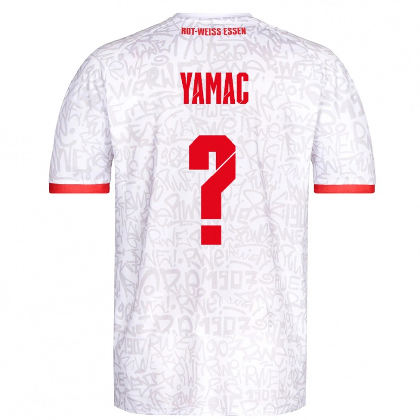 Danxen Kinder Ensar Yamac #0 Weiß Rot Heimtrikot Trikot 2025/26 T-Shirt Österreich