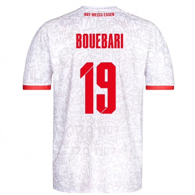Danxen Kinder Franci Bouebari #19 Weiß Rot Heimtrikot Trikot 2025/26 T-Shirt Österreich