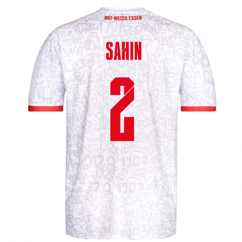 Danxen Kinder Can Sahin #2 Weiß Rot Heimtrikot Trikot 2025/26 T-Shirt Österreich