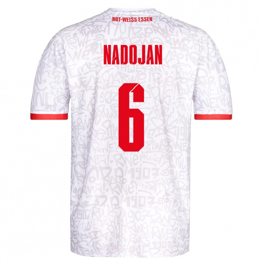 Danxen Kinder Aslan Nadojan #6 Weiß Rot Heimtrikot Trikot 2025/26 T-Shirt Österreich