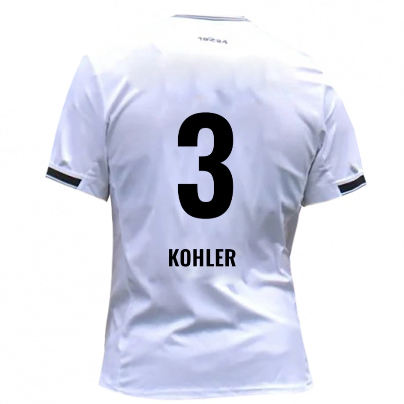 Danxen Kinder Ethan Kohler #3 Weiß Rot Heimtrikot Trikot 2025/26 T-Shirt Österreich