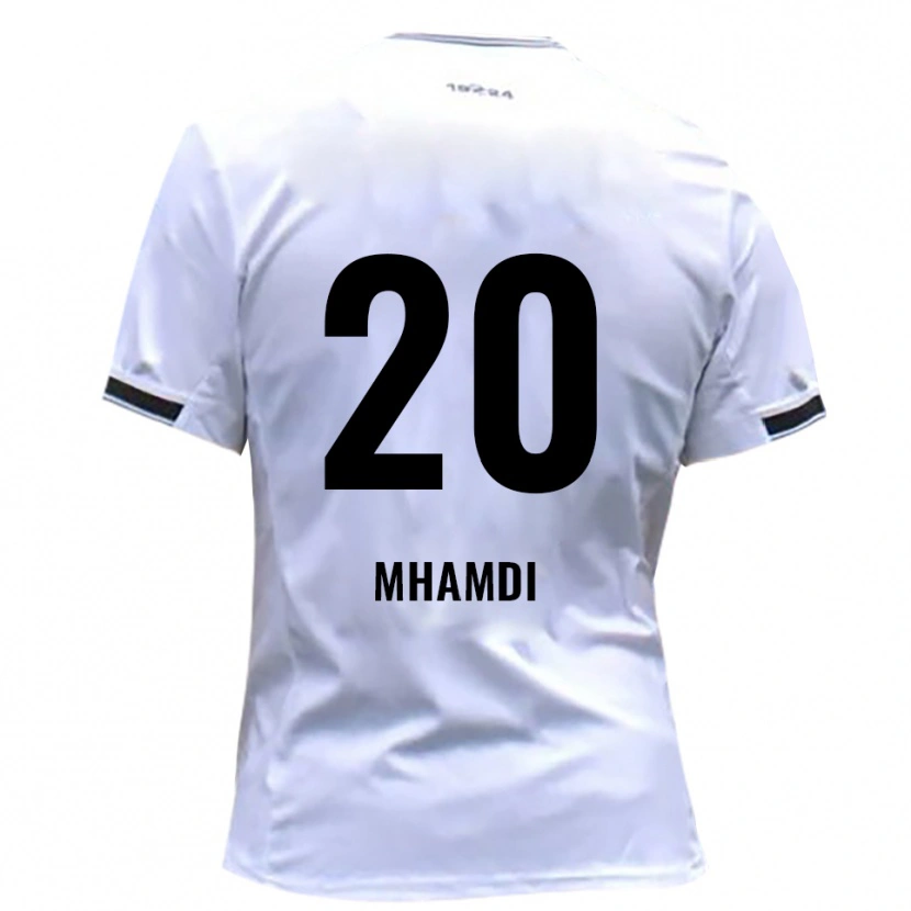 Danxen Kinder Oualid Mhamdi #20 Weiß Rot Heimtrikot Trikot 2025/26 T-Shirt Österreich