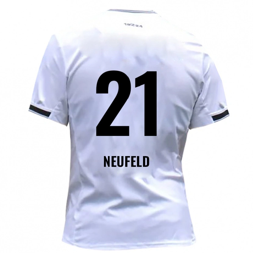 Danxen Kinder Simon Neufeld #21 Weiß Rot Heimtrikot Trikot 2025/26 T-Shirt Österreich