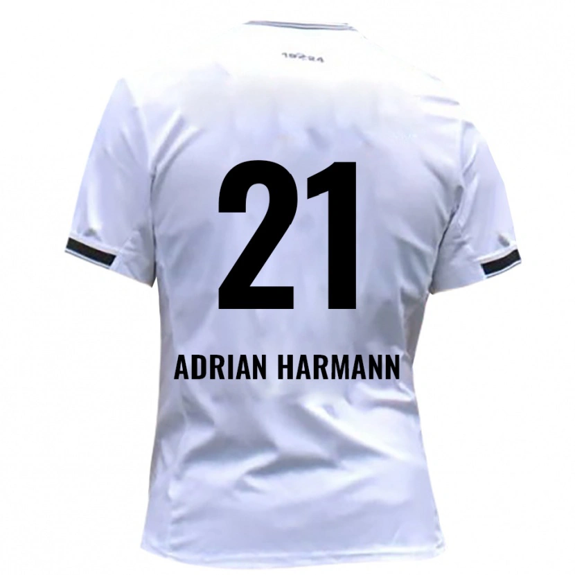 Danxen Kinder Manuel Adrian Harmann #21 Weiß Rot Heimtrikot Trikot 2025/26 T-Shirt Österreich