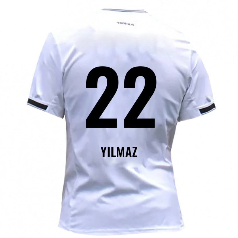 Danxen Kinder Furkan Yilmaz #22 Weiß Rot Heimtrikot Trikot 2025/26 T-Shirt Österreich