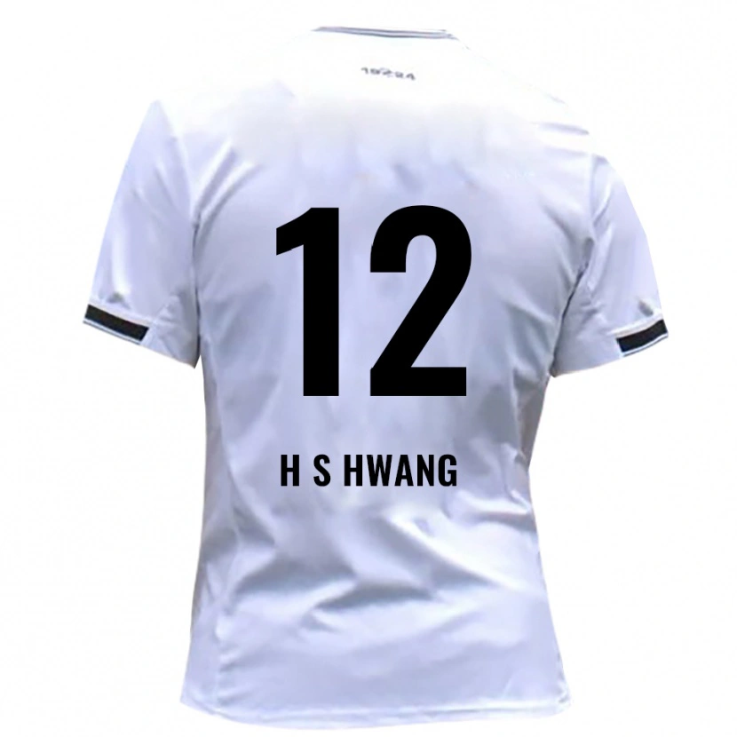 Danxen Kinder Seung-Ho Hwang #12 Weiß Rot Heimtrikot Trikot 2025/26 T-Shirt Österreich