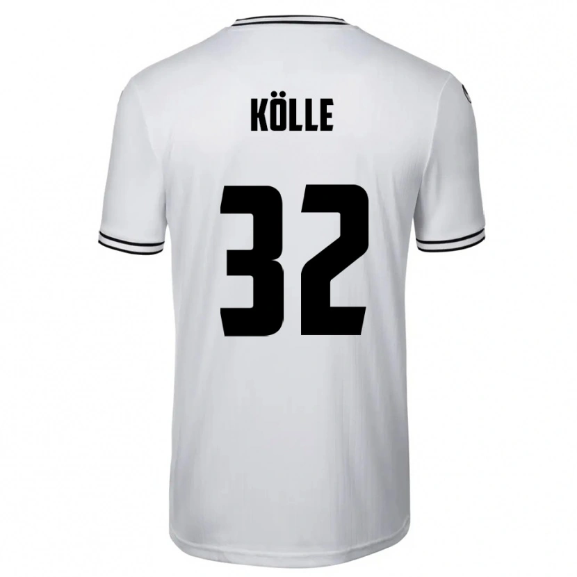 Danxen Kinder Niklas Kölle #32 Weiß Schwarz Heimtrikot Trikot 2025/26 T-Shirt Österreich
