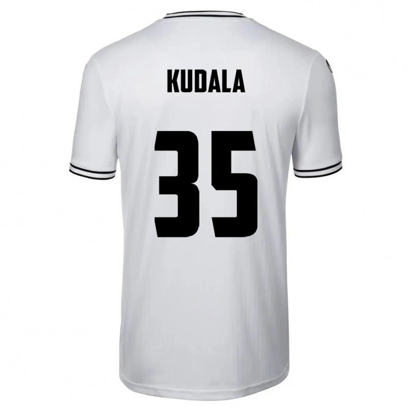 Danxen Kinder Julian Kudala #35 Weiß Schwarz Heimtrikot Trikot 2025/26 T-Shirt Österreich