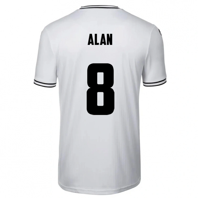 Danxen Kinder Ali Alan #8 Weiß Schwarz Heimtrikot Trikot 2025/26 T-Shirt Österreich
