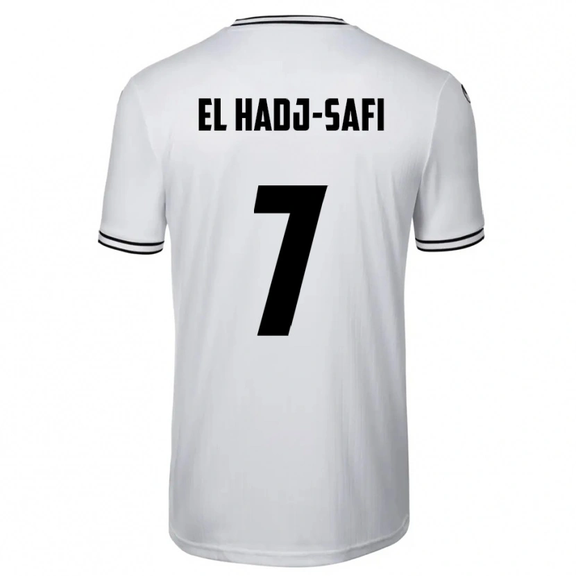 Danxen Kinder Iljas El Hadj-Safi #7 Weiß Schwarz Heimtrikot Trikot 2025/26 T-Shirt Österreich