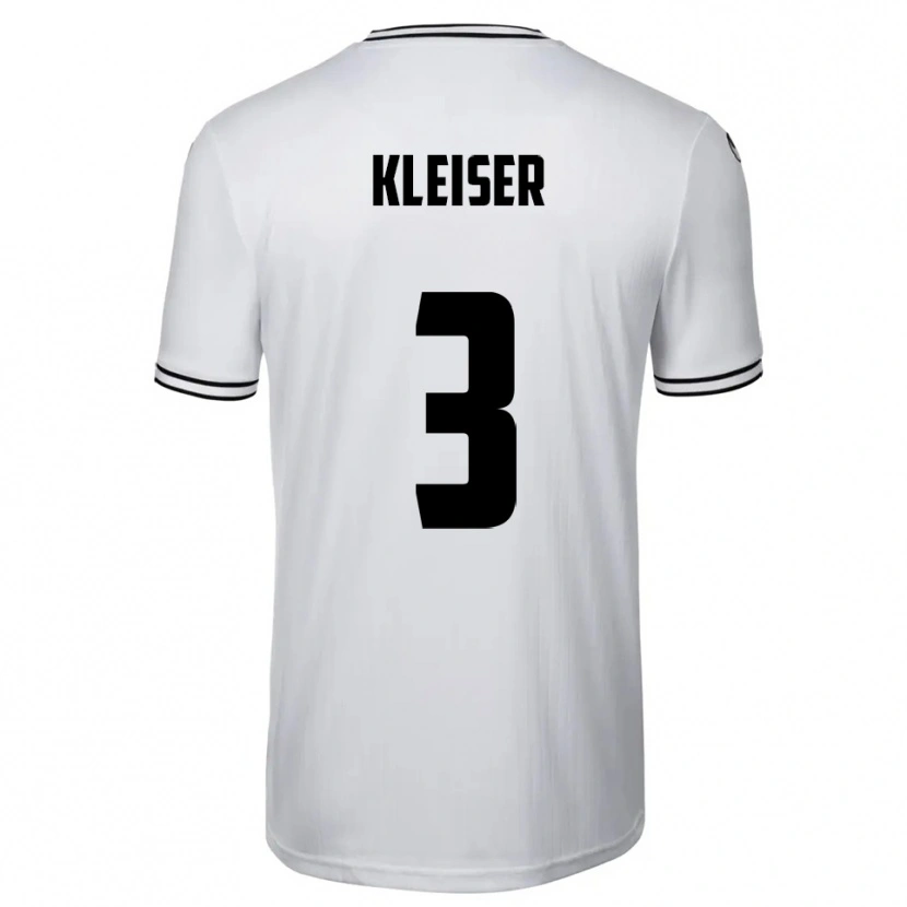 Danxen Kinder Noah Kleiser #3 Weiß Schwarz Heimtrikot Trikot 2025/26 T-Shirt Österreich