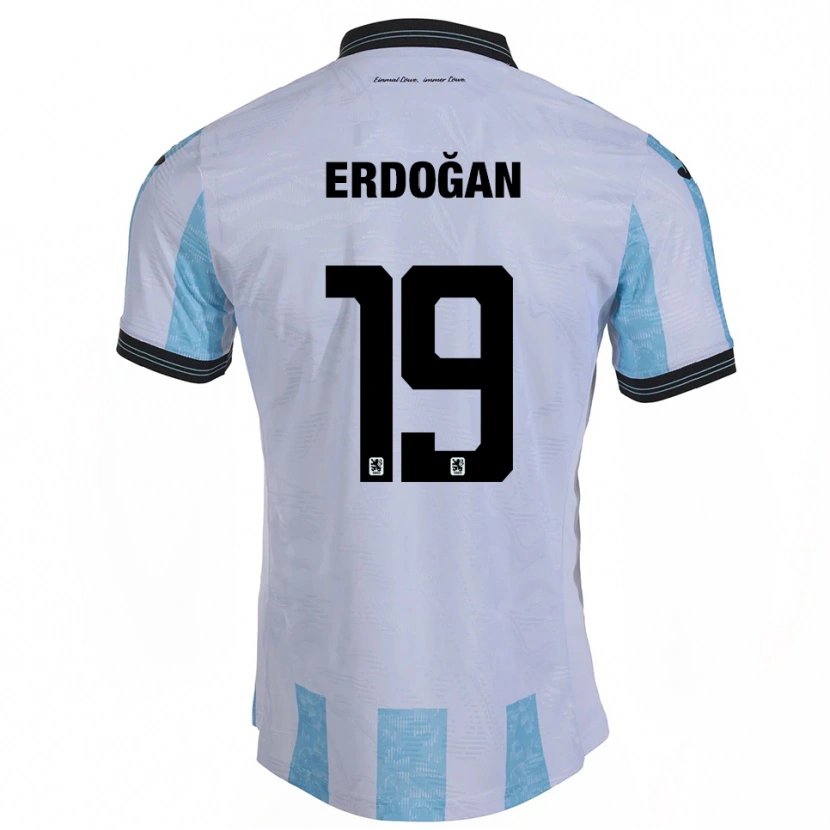 Danxen Kinder Emre Erdoğan #19 Weiß Himmelblau Heimtrikot Trikot 2025/26 T-Shirt Österreich