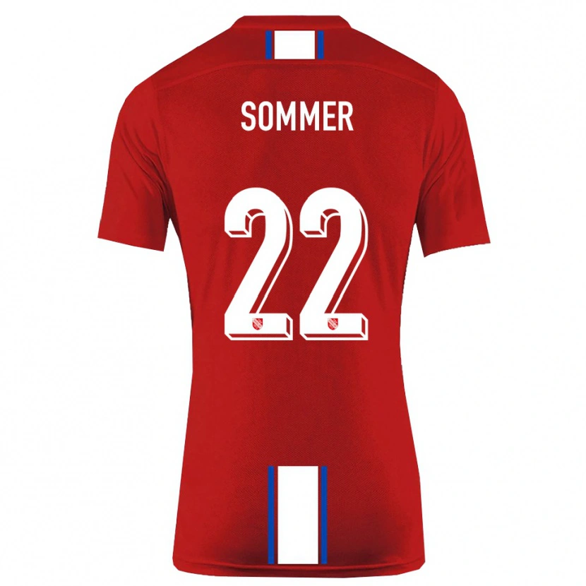 Danxen Kinder Leon Sommer #22 Rot Weiß Heimtrikot Trikot 2025/26 T-Shirt Österreich