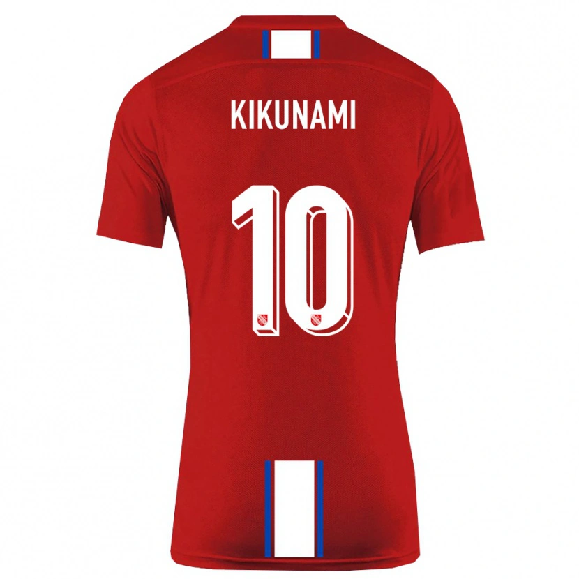 Danxen Kinder Ryou Kikunami #10 Rot Weiß Heimtrikot Trikot 2025/26 T-Shirt Österreich