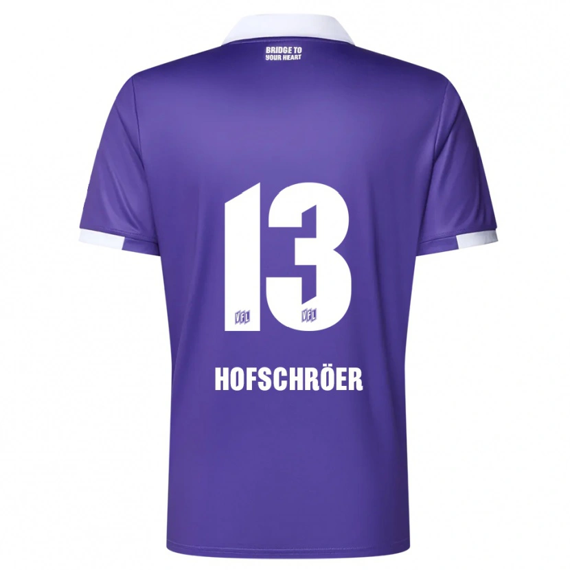 Danxen Kinder Joris Hofschröer #13 Lila Weiß Heimtrikot Trikot 2025/26 T-Shirt Österreich
