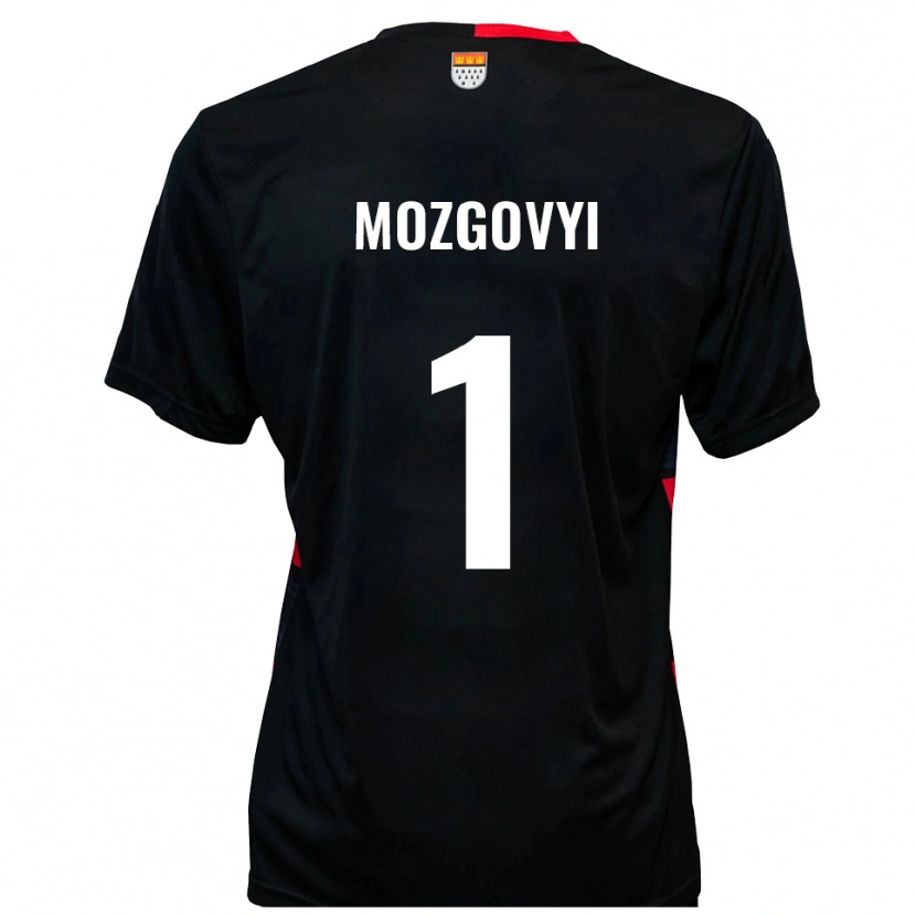 Danxen Kinder Arseniy Mozgovyi #1 Schwarz Rot Heimtrikot Trikot 2025/26 T-Shirt Österreich
