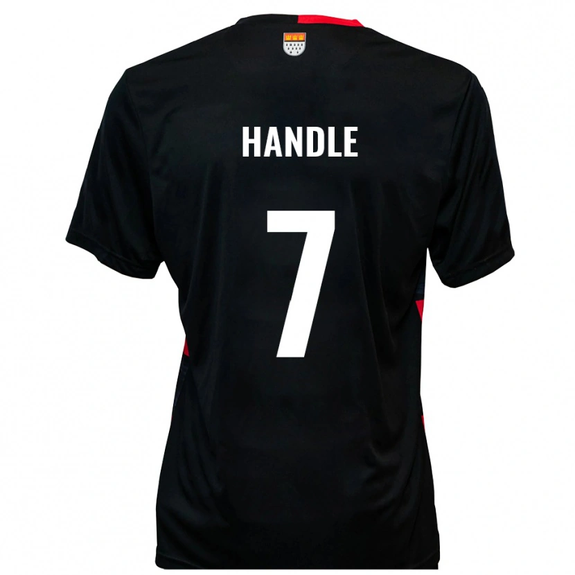 Danxen Kinder Simon Handle #7 Schwarz Rot Heimtrikot Trikot 2025/26 T-Shirt Österreich