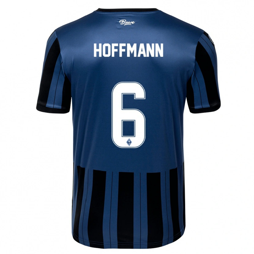 Danxen Kinder Niklas Hoffmann #6 Blau Grau Schwarz Heimtrikot Trikot 2025/26 T-Shirt Österreich