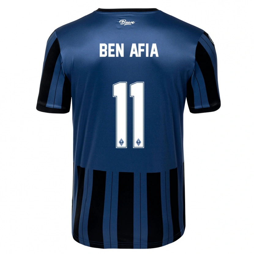 Danxen Kinder Sofian Ben Afia #11 Blau Grau Schwarz Heimtrikot Trikot 2025/26 T-Shirt Österreich