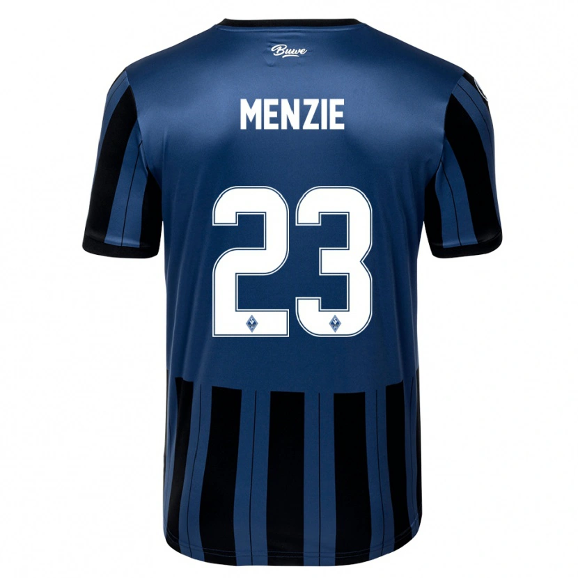 Danxen Kinder Aamir Menzie #23 Blau Grau Schwarz Heimtrikot Trikot 2025/26 T-Shirt Österreich