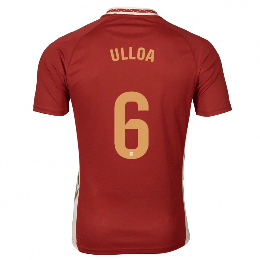 Danxen Kinder Alberto Ulloa #6 Burgunder Gold Auswärtstrikot Trikot 2025/26 T-Shirt Österreich