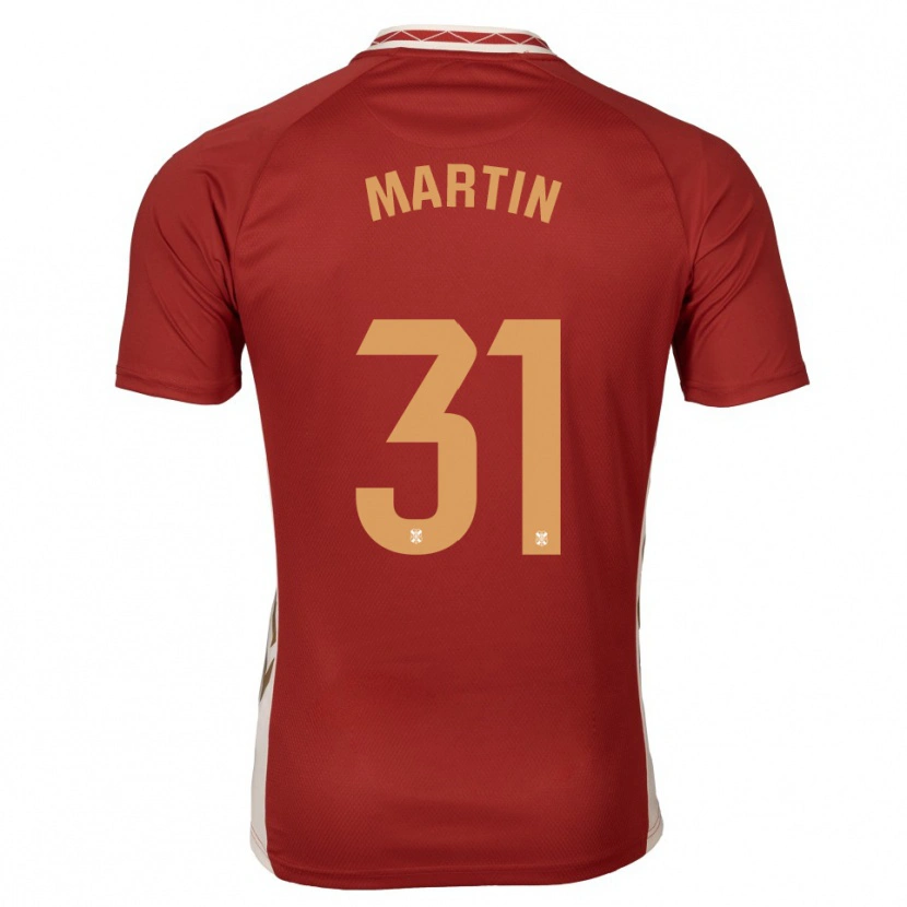 Danxen Kinder Guille Martin #31 Burgunder Gold Auswärtstrikot Trikot 2025/26 T-Shirt Österreich