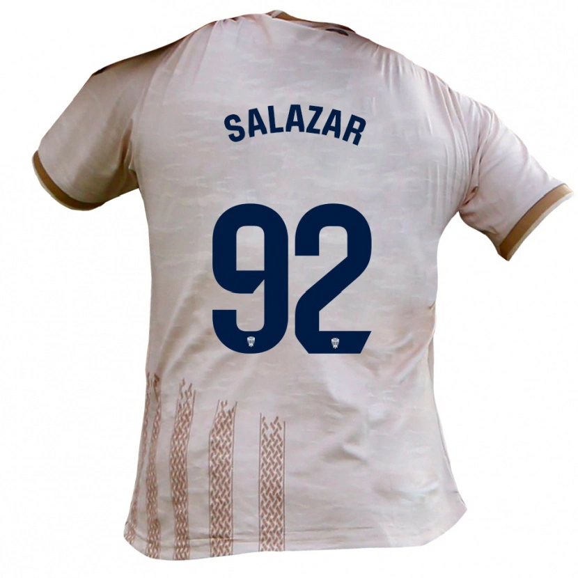 Danxen Kinder Israel Salazar #92 Cremeweiß Braun Auswärtstrikot Trikot 2025/26 T-Shirt Österreich