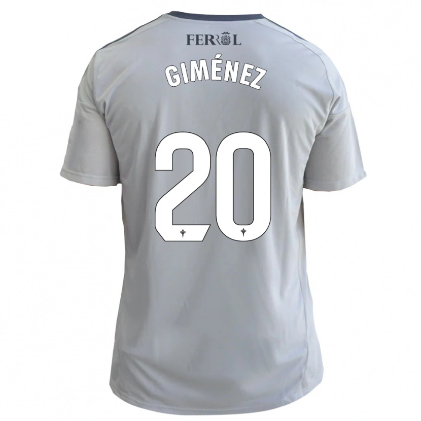 Danxen Kinder Álvaro Giménez #20 Grau Silber Auswärtstrikot Trikot 2025/26 T-Shirt Österreich
