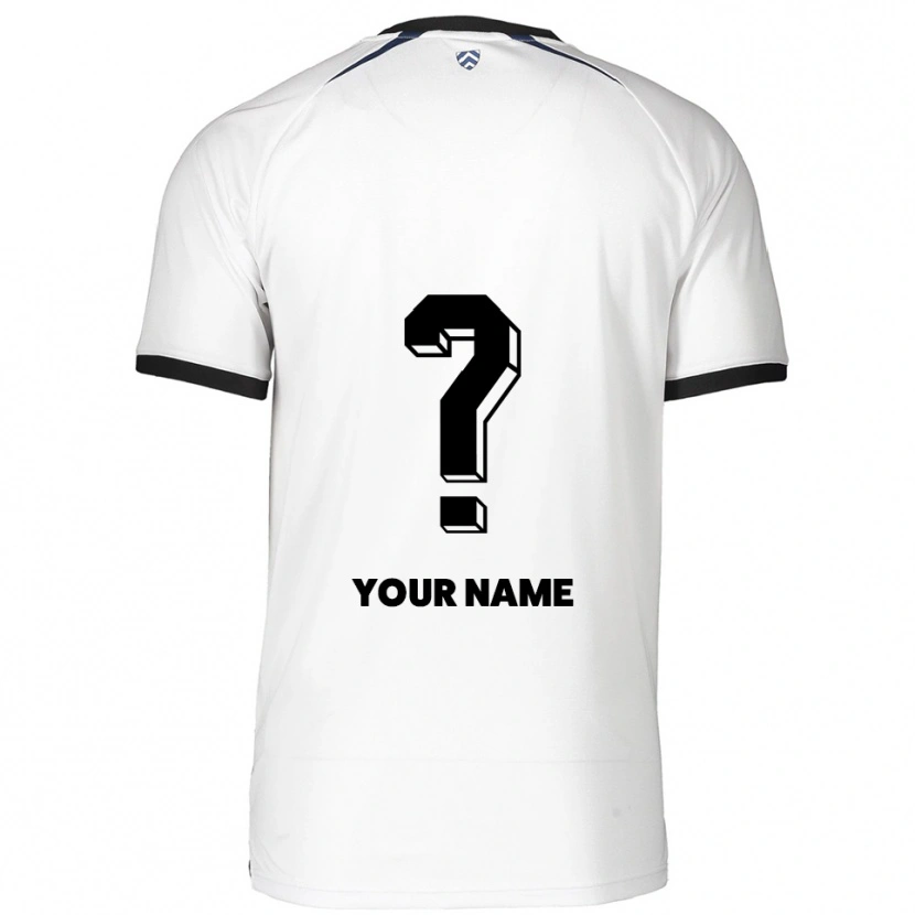 Danxen Kinder Ihren Namen #0 Weiß Schwarz Auswärtstrikot Trikot 2025/26 T-Shirt Österreich