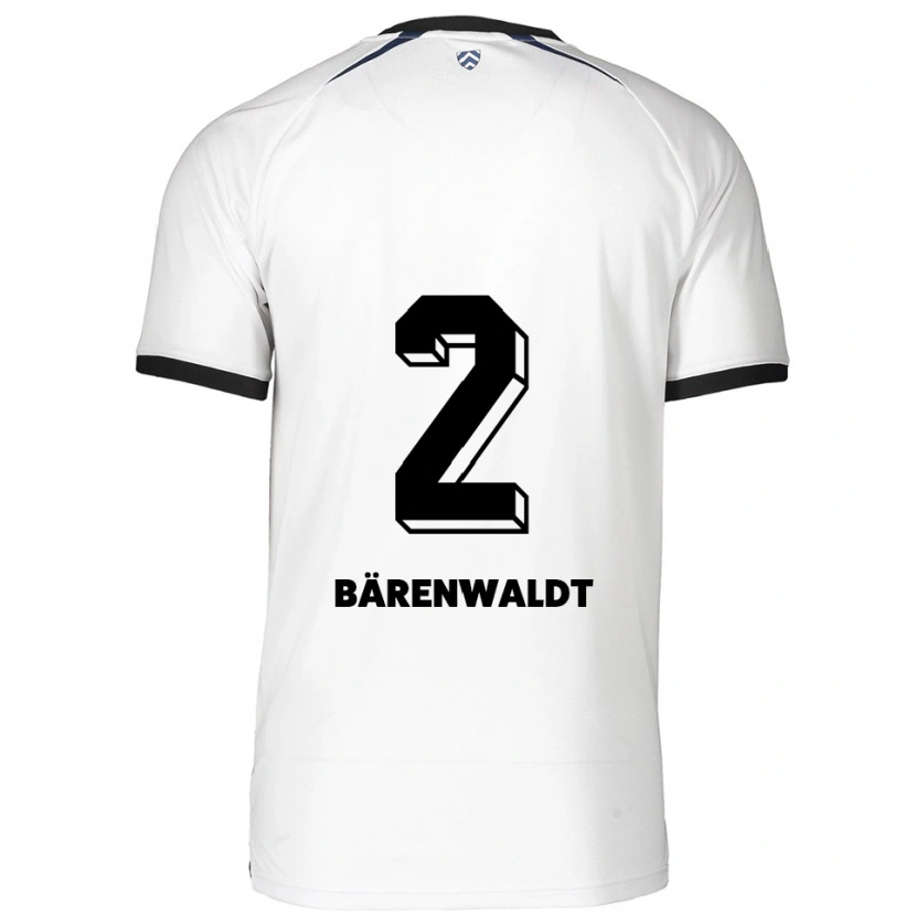 Danxen Kinder Tim Bärenwaldt #2 Weiß Schwarz Auswärtstrikot Trikot 2025/26 T-Shirt Österreich