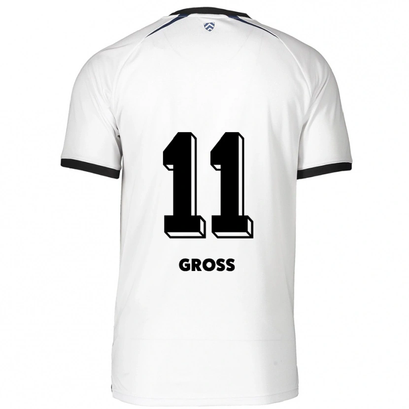Danxen Kinder Danny Gross #11 Weiß Schwarz Auswärtstrikot Trikot 2025/26 T-Shirt Österreich