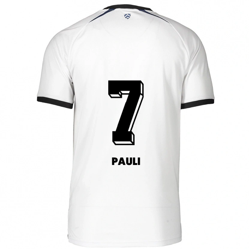 Danxen Kinder Sophia Pauli #7 Weiß Schwarz Auswärtstrikot Trikot 2025/26 T-Shirt Österreich