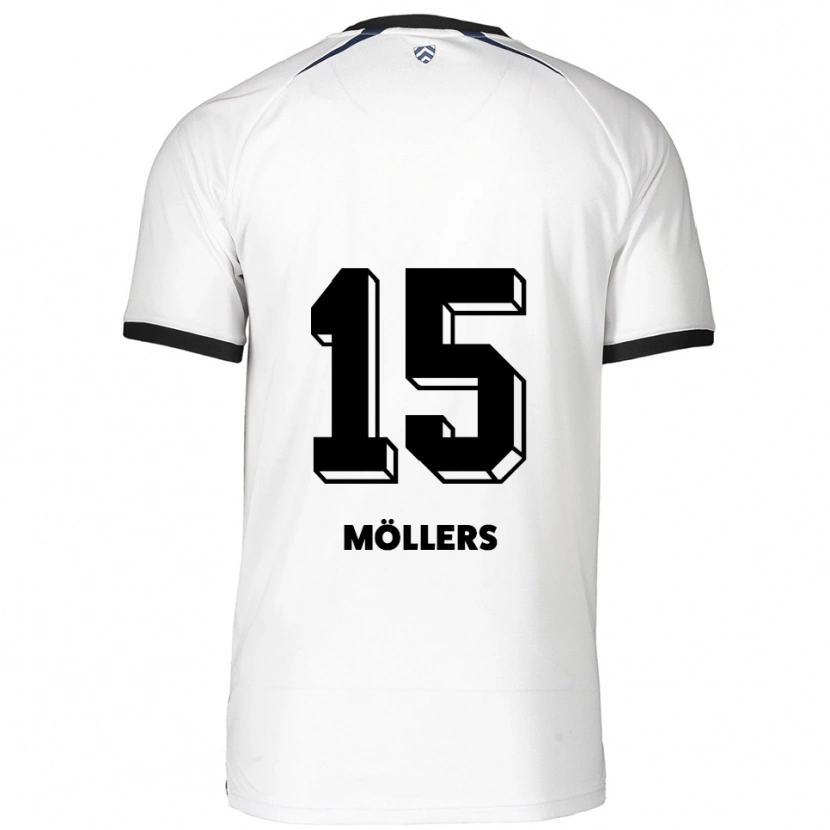 Danxen Kinder Niklas Möllers #15 Weiß Schwarz Auswärtstrikot Trikot 2025/26 T-Shirt Österreich