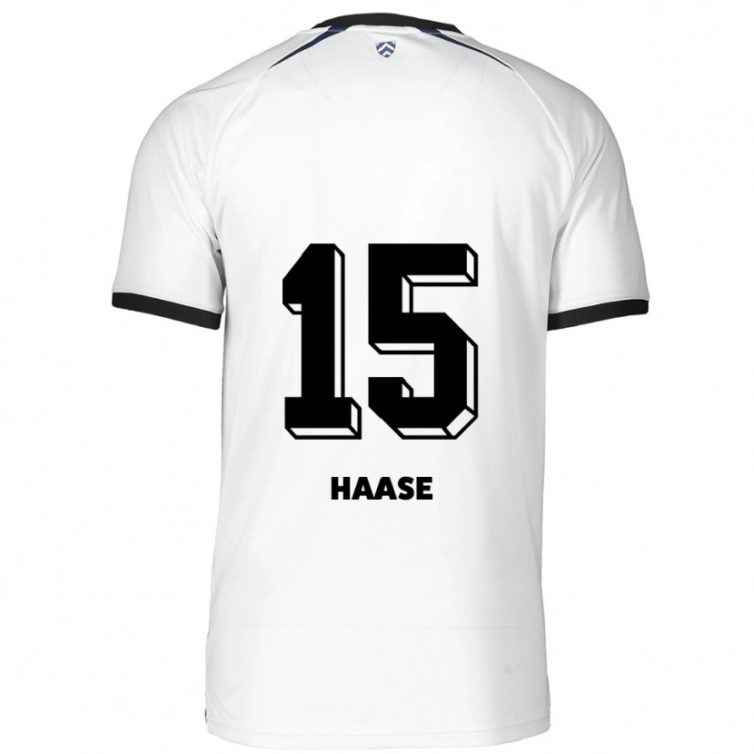 Danxen Kinder Leo Haase #15 Weiß Schwarz Auswärtstrikot Trikot 2025/26 T-Shirt Österreich