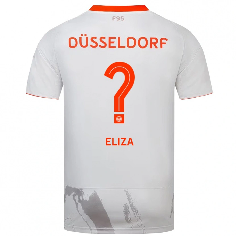 Danxen Kinder Eliza Bivolaku #0 Weiß Orange Auswärtstrikot Trikot 2025/26 T-Shirt Österreich