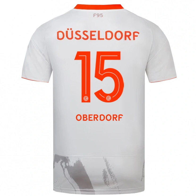 Danxen Kinder Tim Oberdorf #15 Weiß Orange Auswärtstrikot Trikot 2025/26 T-Shirt Österreich