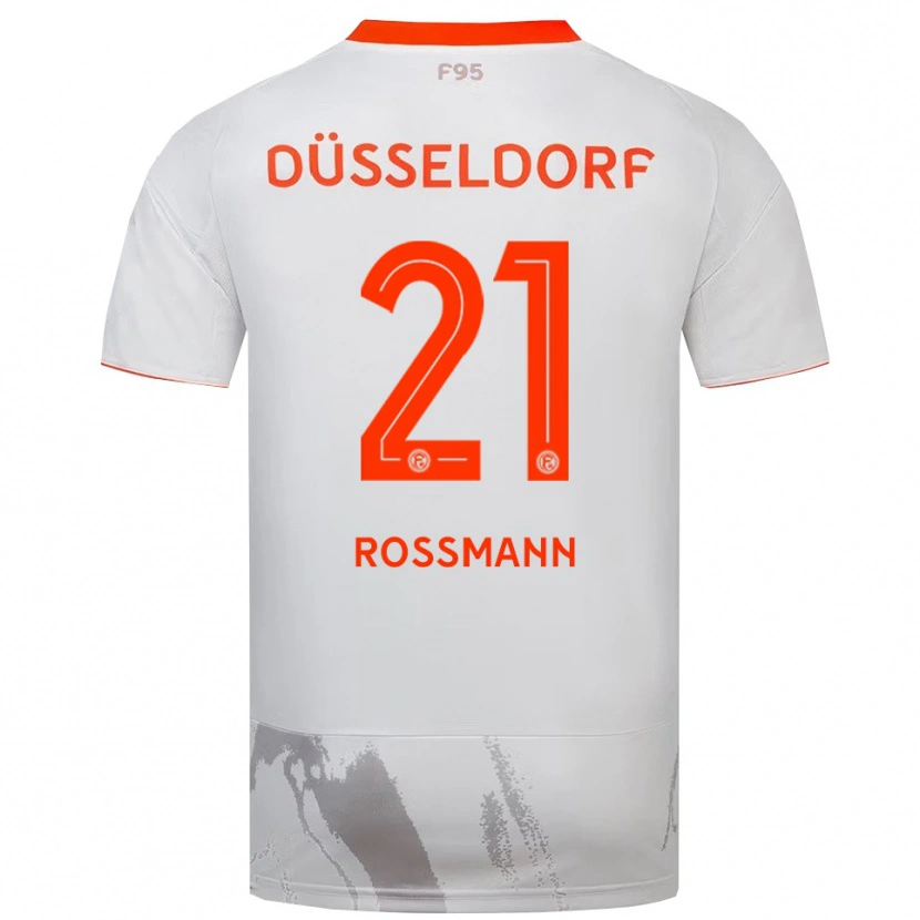 Danxen Kinder Tim Rossmann #21 Weiß Orange Auswärtstrikot Trikot 2025/26 T-Shirt Österreich
