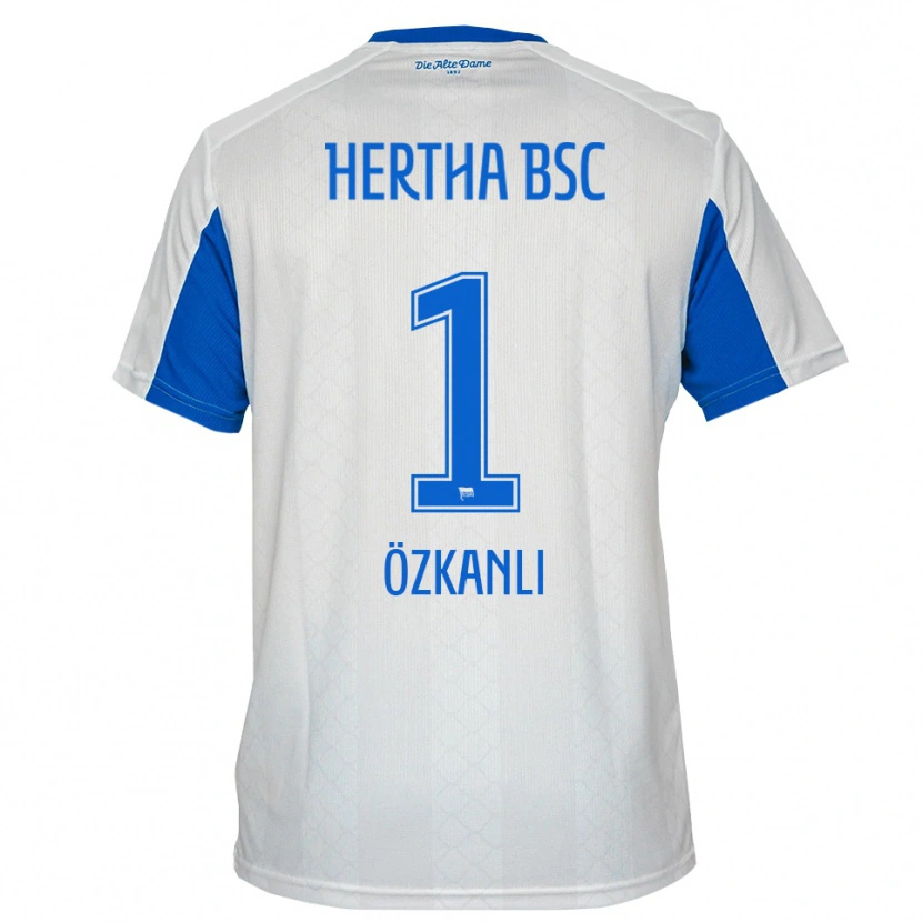 Danxen Kinder Burak Özkanli #1 Weiß Blau Auswärtstrikot Trikot 2025/26 T-Shirt Österreich