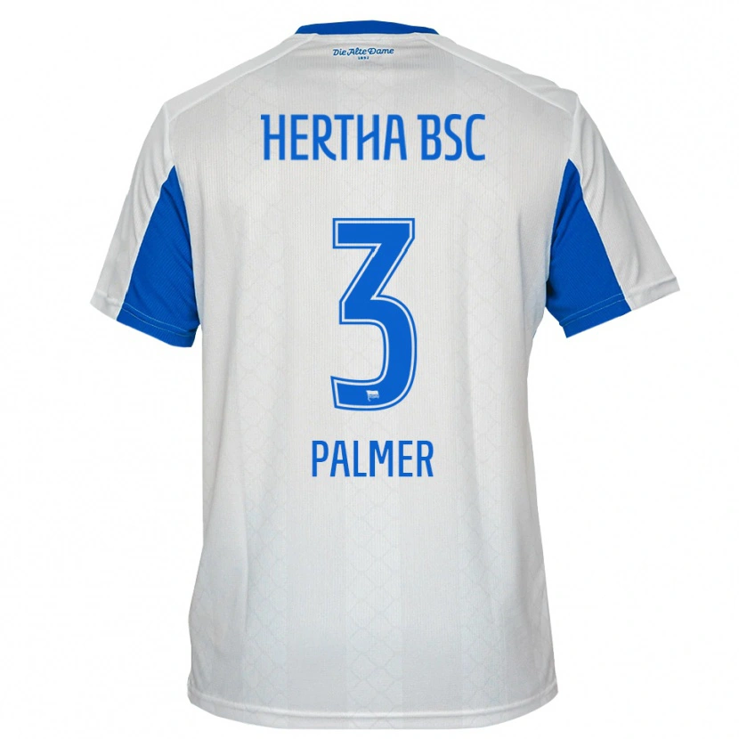 Danxen Kinder Nelly Palmer #3 Weiß Blau Auswärtstrikot Trikot 2025/26 T-Shirt Österreich
