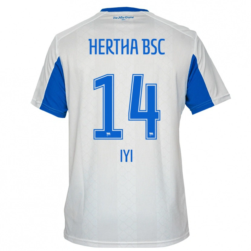 Danxen Kinder Aisosa Iyi #14 Weiß Blau Auswärtstrikot Trikot 2025/26 T-Shirt Österreich