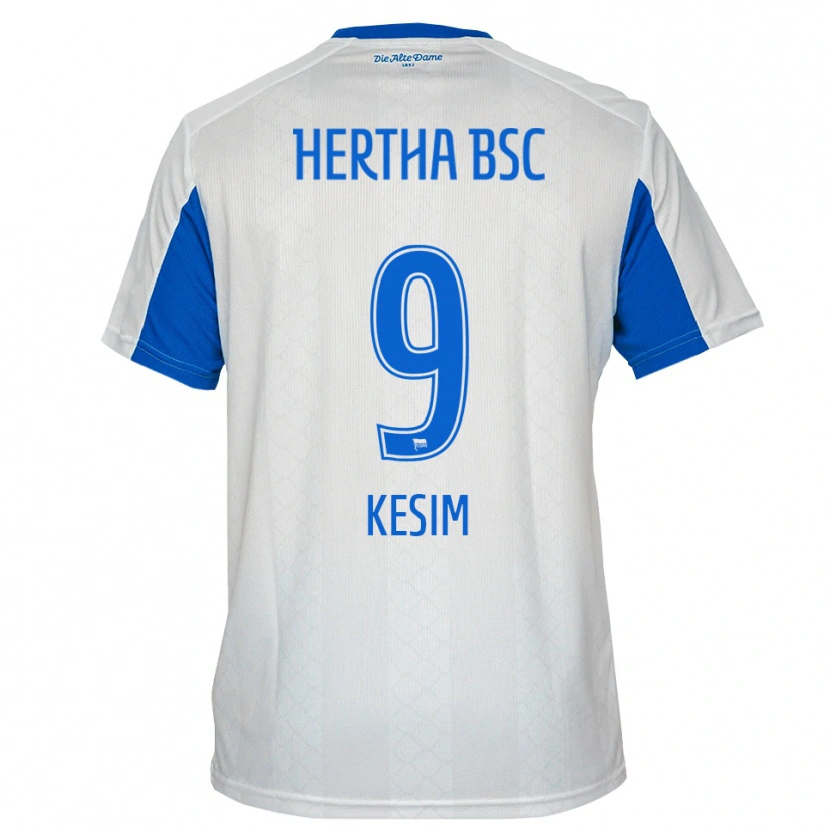 Danxen Kinder Timur Kesim #9 Weiß Blau Auswärtstrikot Trikot 2025/26 T-Shirt Österreich