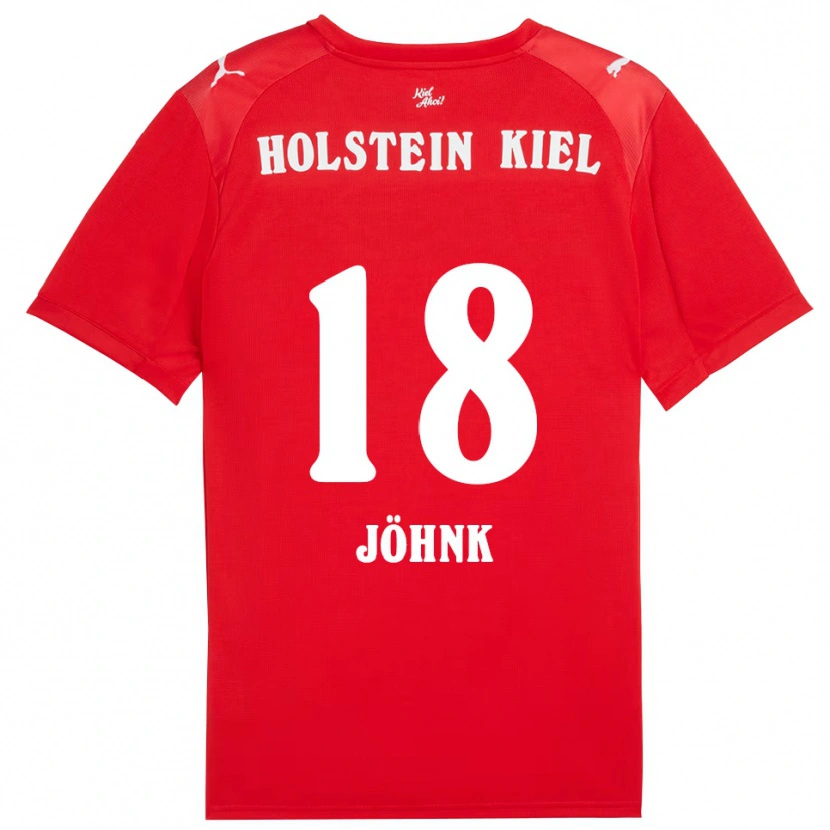 Danxen Kinder Emma Jöhnk #18 Rot Blau Auswärtstrikot Trikot 2025/26 T-Shirt Österreich